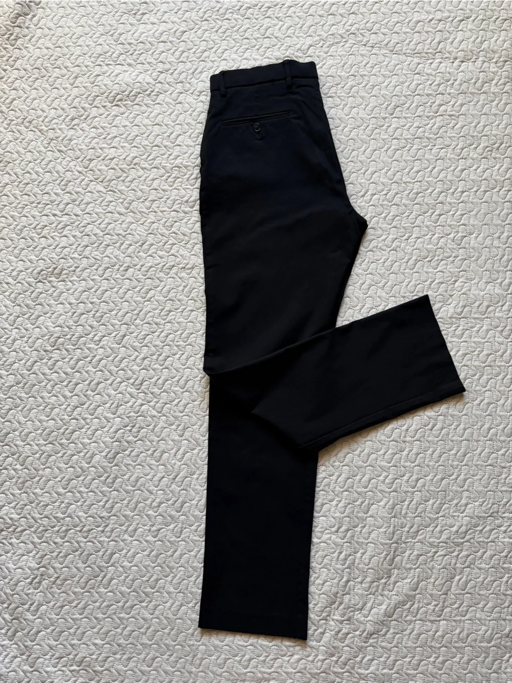 Tommy Hilfiger Men’s Black Stretch Dress Pants Straight Leg 32W x 31L